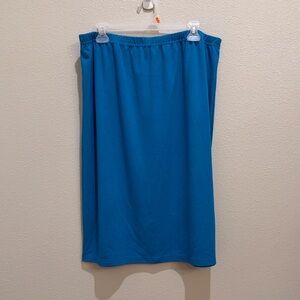 NWT Nuggles classic 27” skirt, turquoise, size 2X